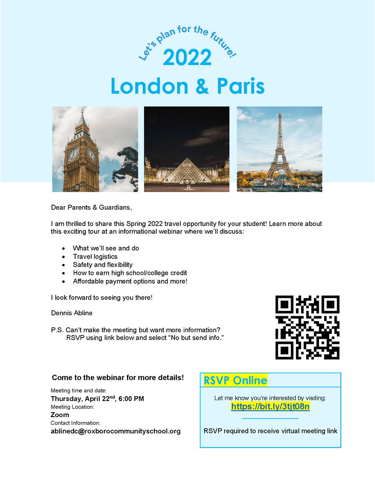 London, Paris Trip