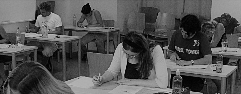 students testing