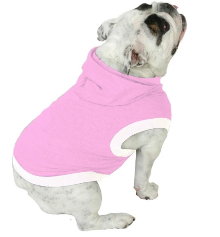 bullie in pink hoodie