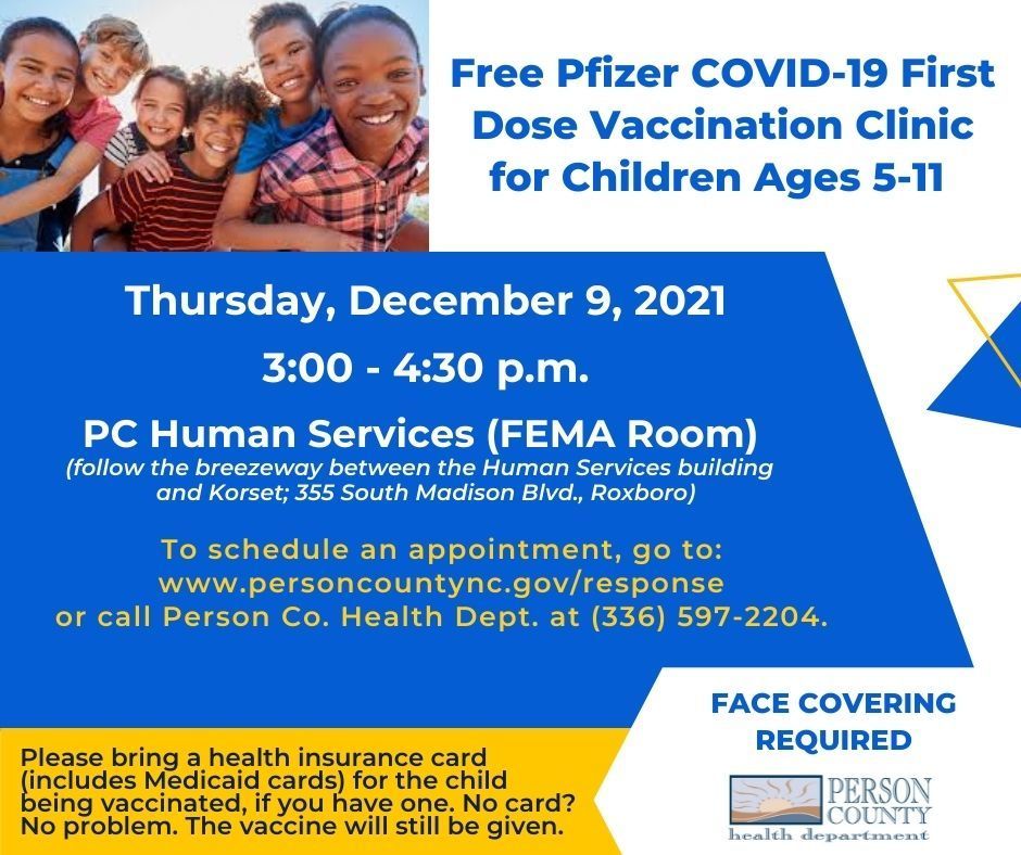 pfizer vaccine clinic flyer