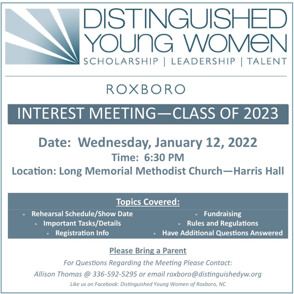 DYW interest meeting flyer