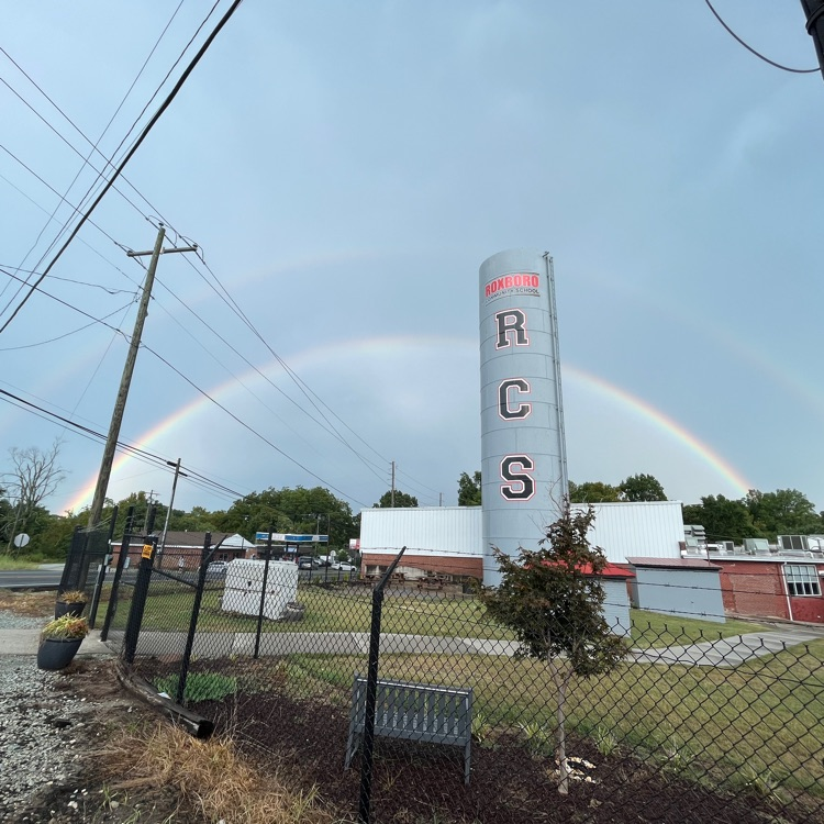 a rainbow over RCS